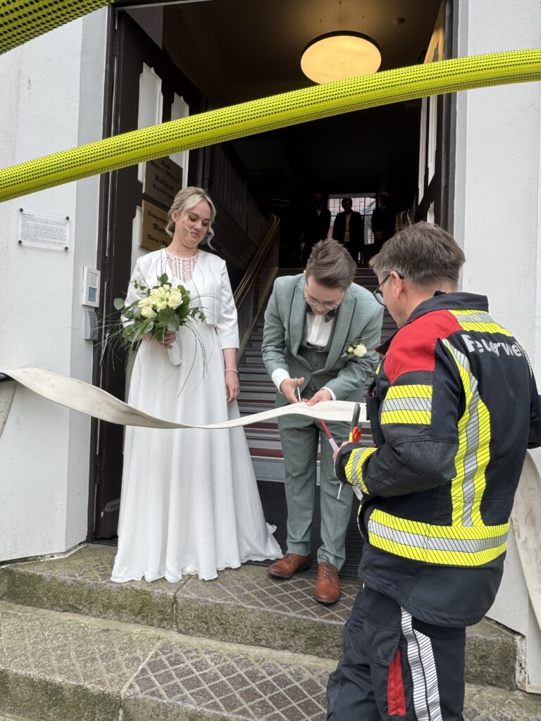 Feuerwehrhochzeit Uwe und Anna