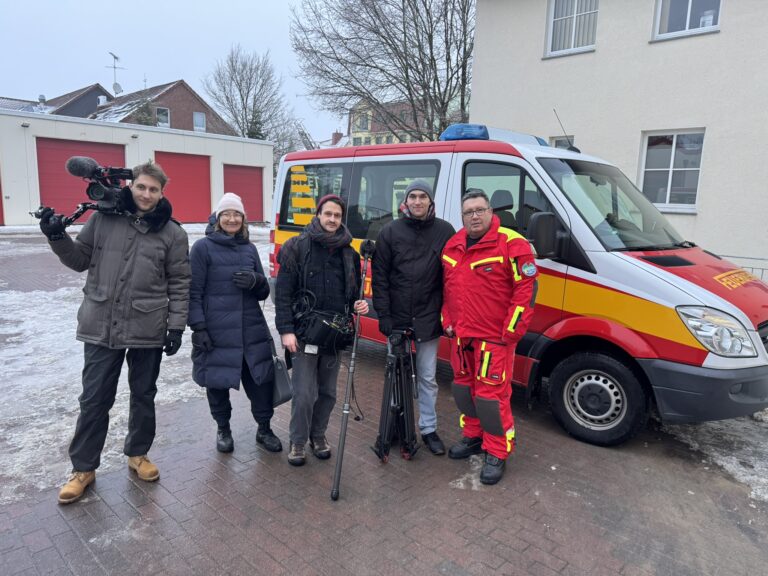 Fernsehteam zu Besuch